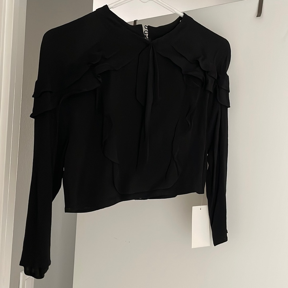 For Love and Lemons black crop top
